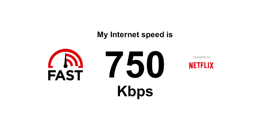 كيفية قياس سرعة الانترنت - Fast.com