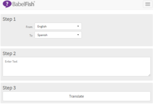 مترجم بابل فيش Babelfish
