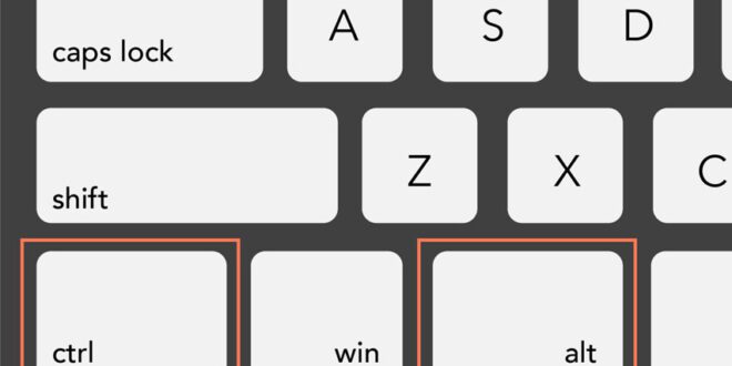 اختصارات لوحة المفاتيح في الويندوز