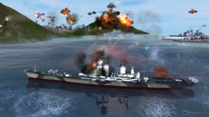 Warship Battle 3D أفضل ألعاب للكمبيوتر بدون انترنت