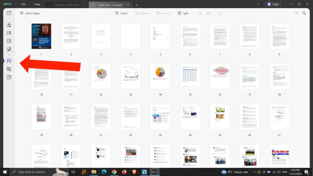 تنظيم ملفات PDF