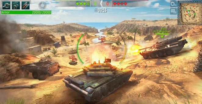 tank force - ألعاب حرب جديد