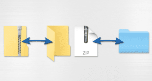 برنامج فتح ملف zip