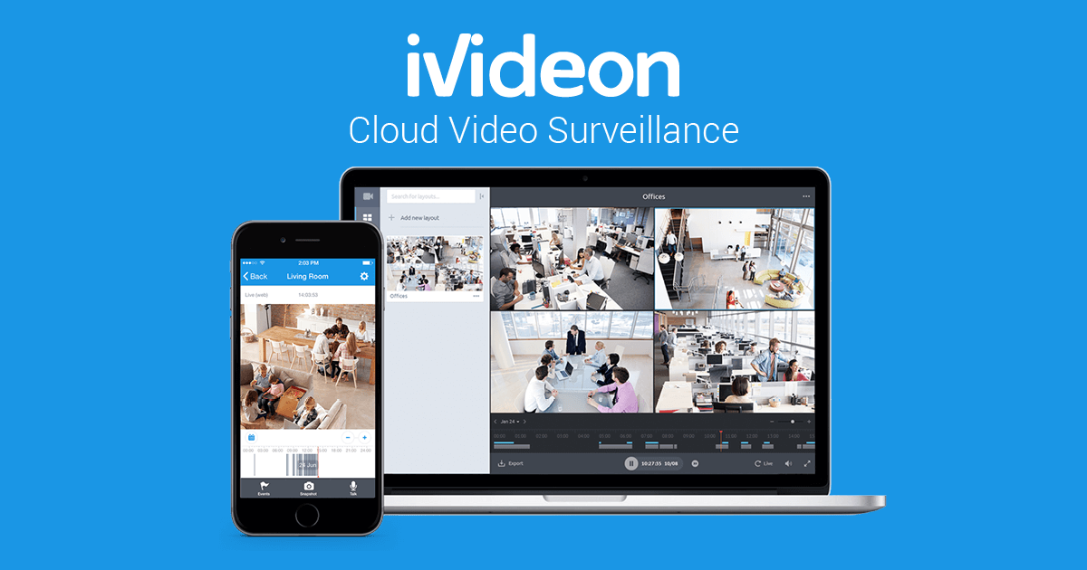 Ivideon - تطبيقات كاميرات المراقبة على الأندرويد