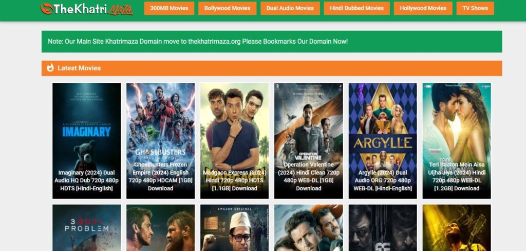 موقع ذا خاتريمازا - أفضل موقع لتحميل الأفلام الهندية المترجمة مجانا
