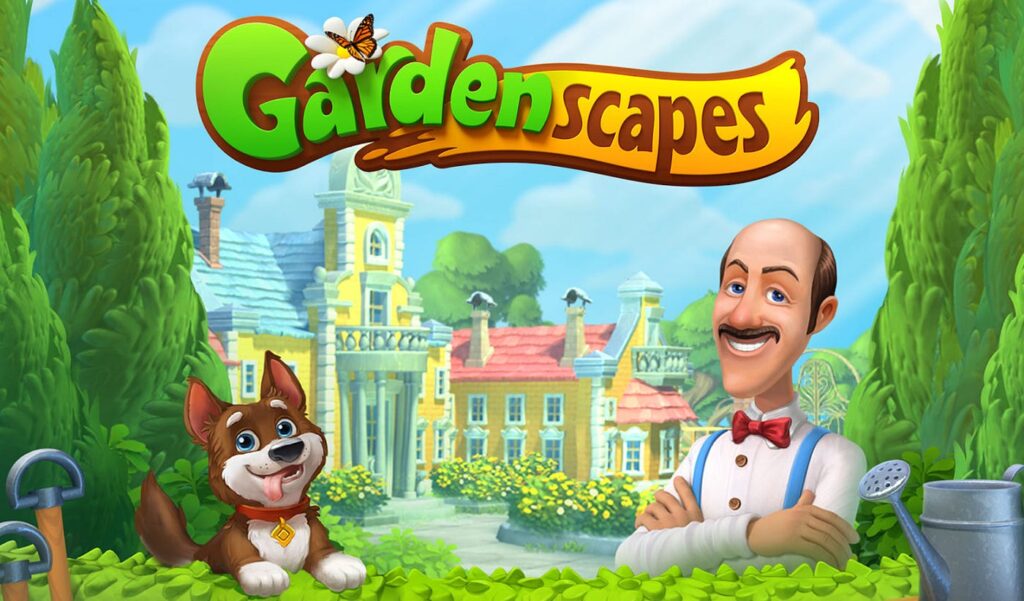 Gardenscapes - اشهر العاب الموبايل