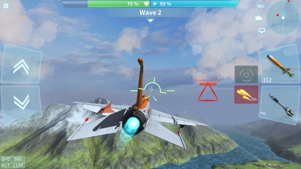 Air Combat أبرز ألعاب الطائرات المقاتلة