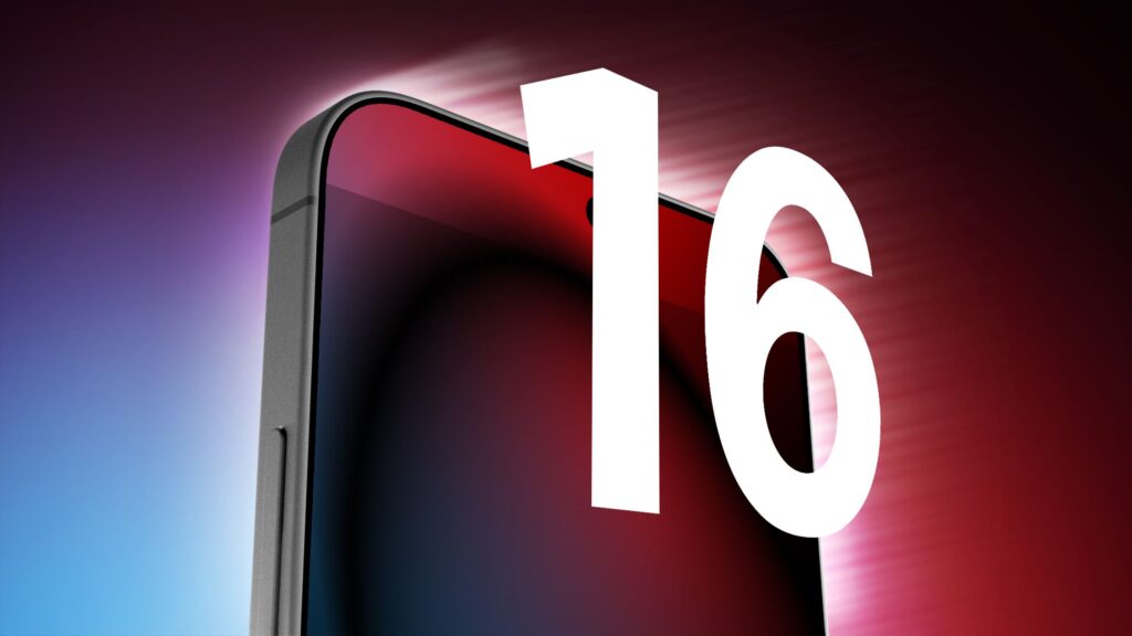 شاشة جهاز iPhone 16