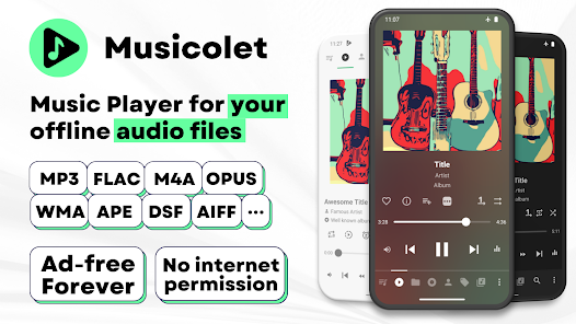 Musicolet - مشغل الموسيقى بدون اعلانات