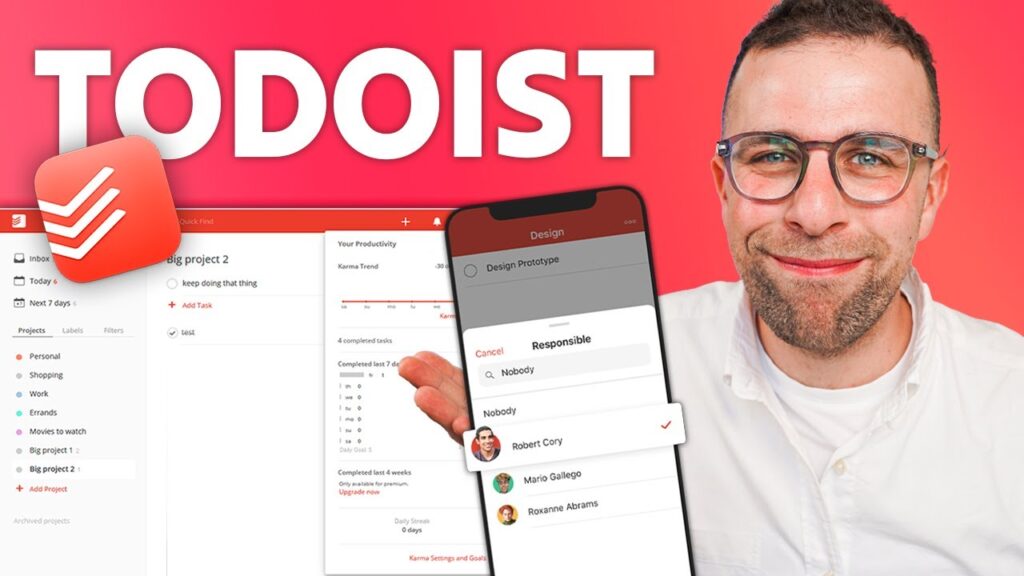 Todoist - افضل تطبيق لتنظيم الوقت